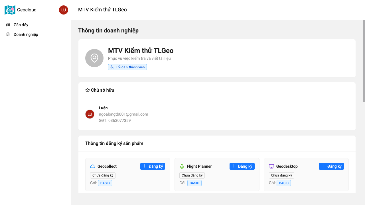Chi tiết doanh nghiệp
